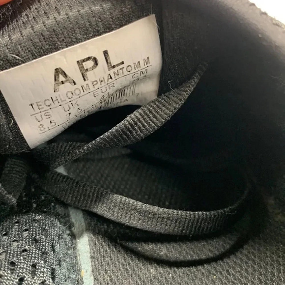 APL Sneakers Techloom Phantom Lace Up Running Athletic Shoes Black Size 8.5 - Picture 8 of 10